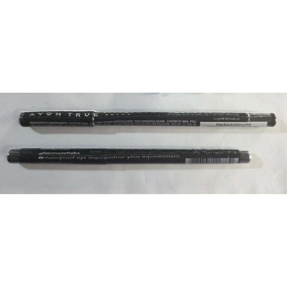 Avon True Color Eyeliner Set Glimmersticks Brown Chocolate SuperShock Blackout